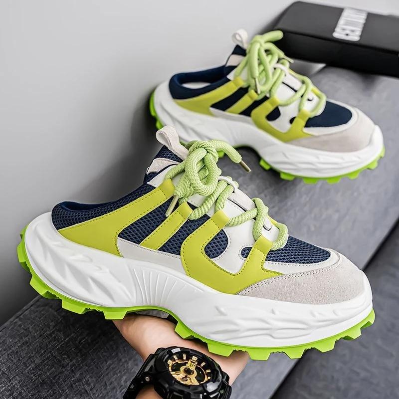 

Fashion Male Slipper Outdoor Half Mules Platform Men s Shoe Elegant Comfortable Cheap Shoes Liquidation Original 2025 Style Adult Slides 44