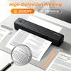 Portable Bluetooth A4 Thermal Printer for Student Homework & Error Corrections