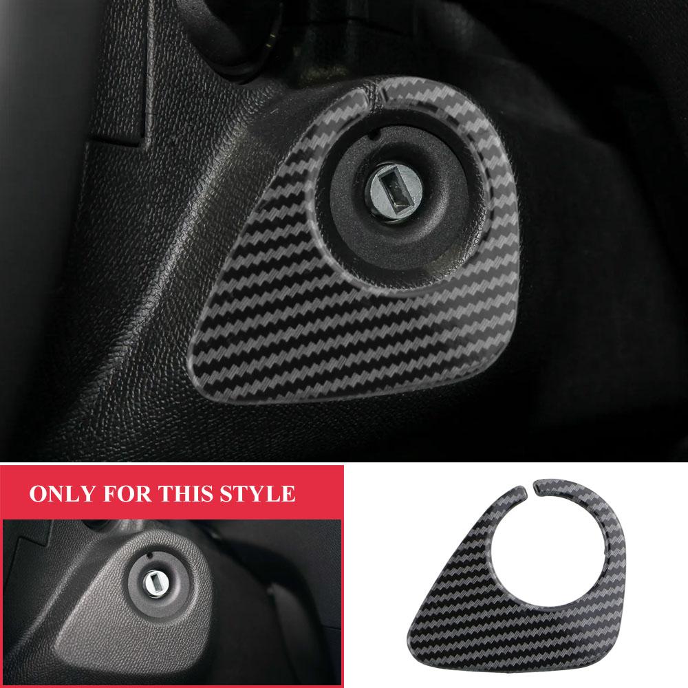 Stainless Steel Car Ignition Key Ring Decoration Cover Trim for Peugeot 2008 208 308 408 508 3008 Interior Accessories