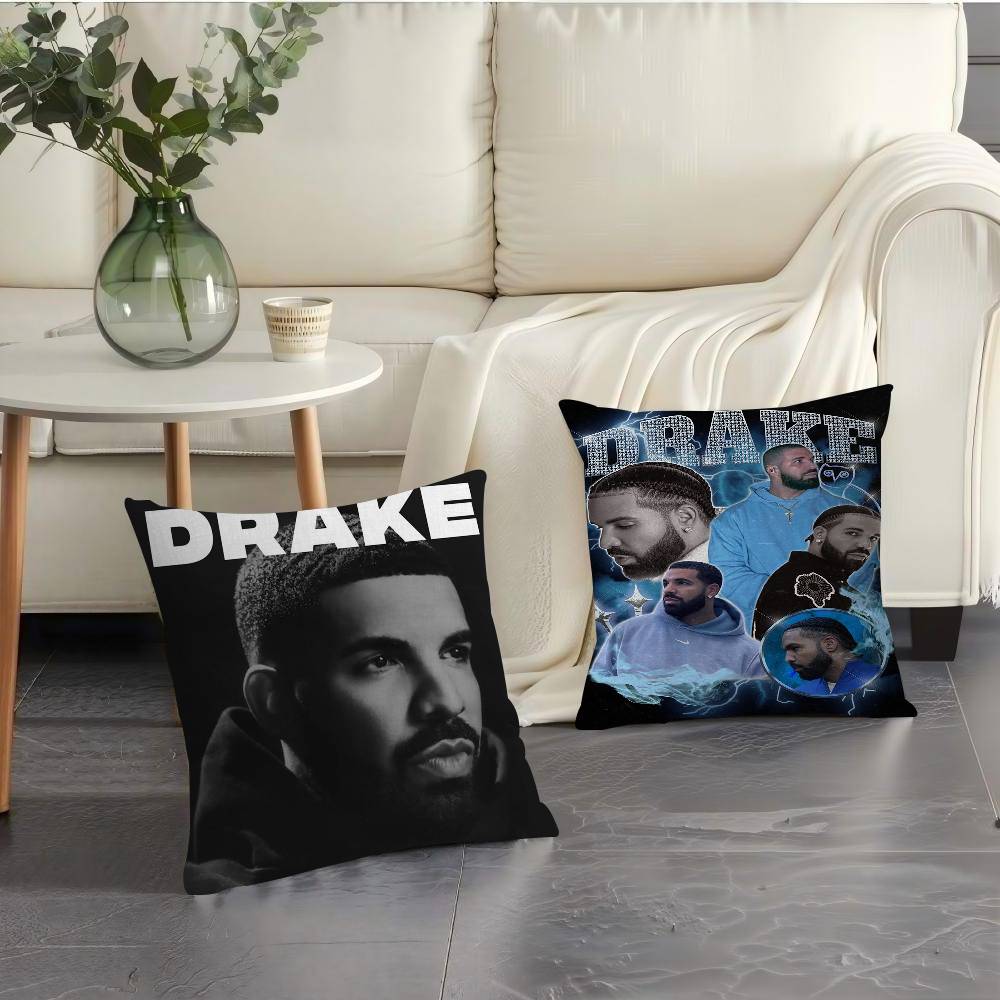 Singer DDrake For Hip Hop Personalized Pillow Cover Kids Bedroom Wild Party Decor Pillowcase kid Birthday shower Gift