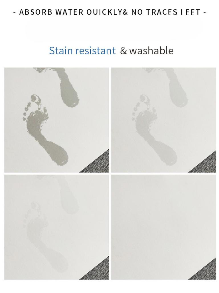 Potisk diatom Koupelna zahušťovací rohož Vana Protiskluzové koberce V umyvadle Vana Boční podlaha Koberec Sprcha Rohožka Rohožka Paměťová pěna 3D Pad