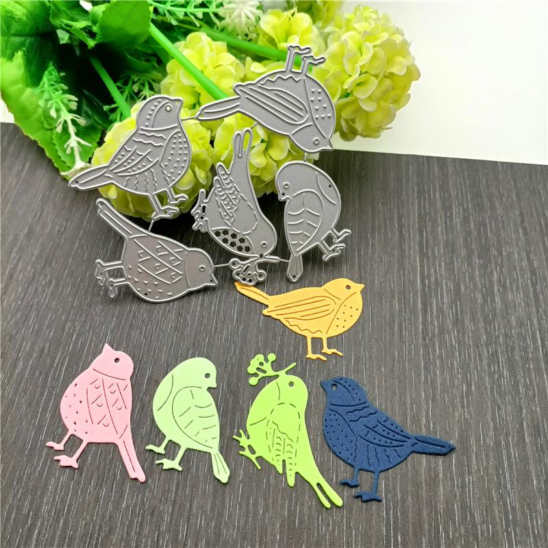 Birds Metal Cutting Dies Stencil DIY Scrapbooking Photo Album Decor Embossing Cards Making DIY Crafts