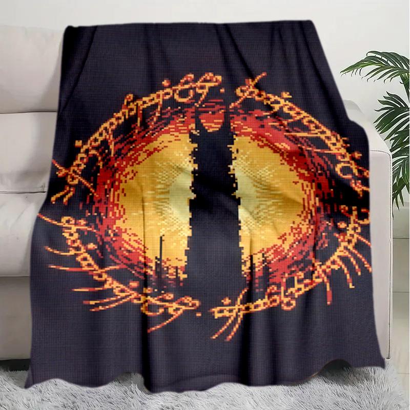 1PC The Lord of the Rings blanket, all-season lightweight home office outdoor nap multifunctional blanket, Christmas gifts