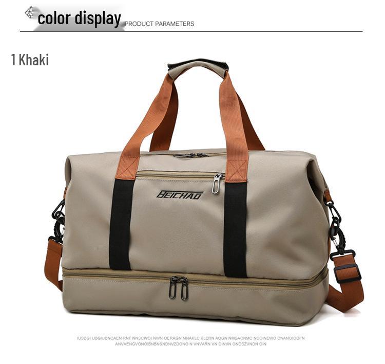 Waterproof Sports Bag with Custom Logo: Gym, Travel, Wet/Dry Separation, Lightweight, Shoe Compartment