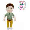 Music Toy Plush Jj Family Stuffed Dolls Educational Gift Kid