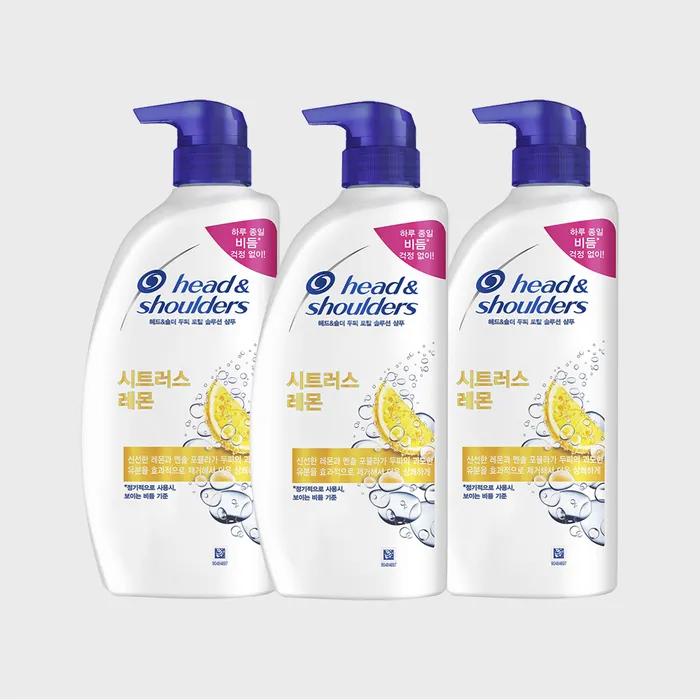 Head & Shoulders Citrus Lemon Shampoo 750ml x 3