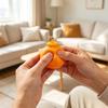 Orange Stress Toy, Shape Toy for Adults Kids, Decompression Fun Desk Gift