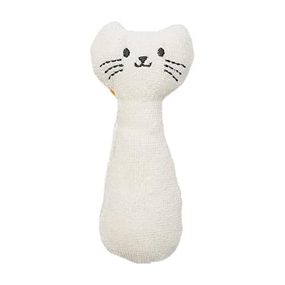 Angel Imabari Towel Baby Nigi Nigi Cat Rattle First Toy Made in Japan Baby Gift