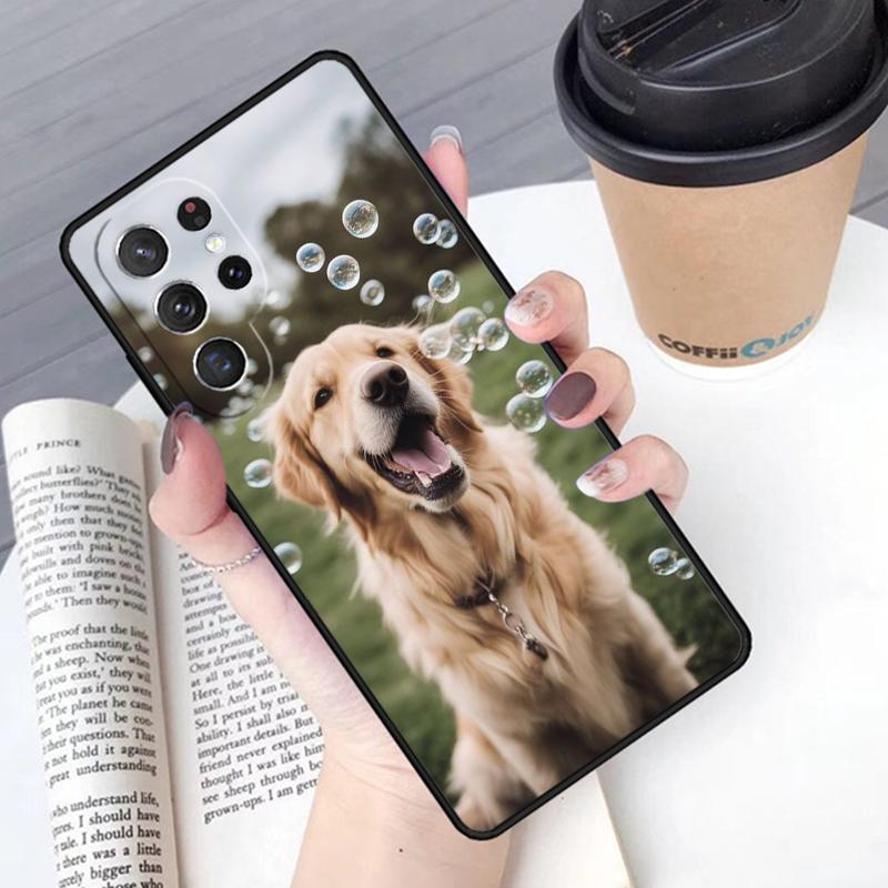 Golden Retriever Dog phone case Cover For Samsung Galaxy S24 S25 Ultra S21 S22 Ultra S10E Note 10 Plus Note 20 FE S23