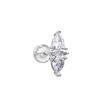 Earring - LUXENTER - Alwen - 925 Sterling Silver - Cubic Zirconia - Rhodium Plated