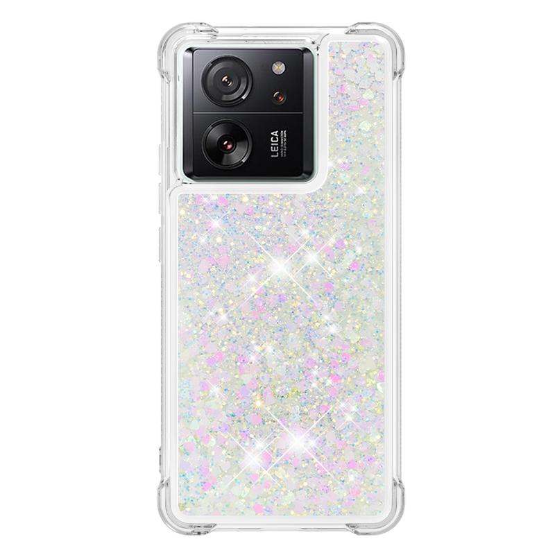 13T Pro Hülle auf Für Funda Xiaomi 13T Pro Hülle Glitzer Treibsand Dynamische Flüssigkeitshülle Für Xiomi 13T Xiaomi13T Pro Handyhülle Etui