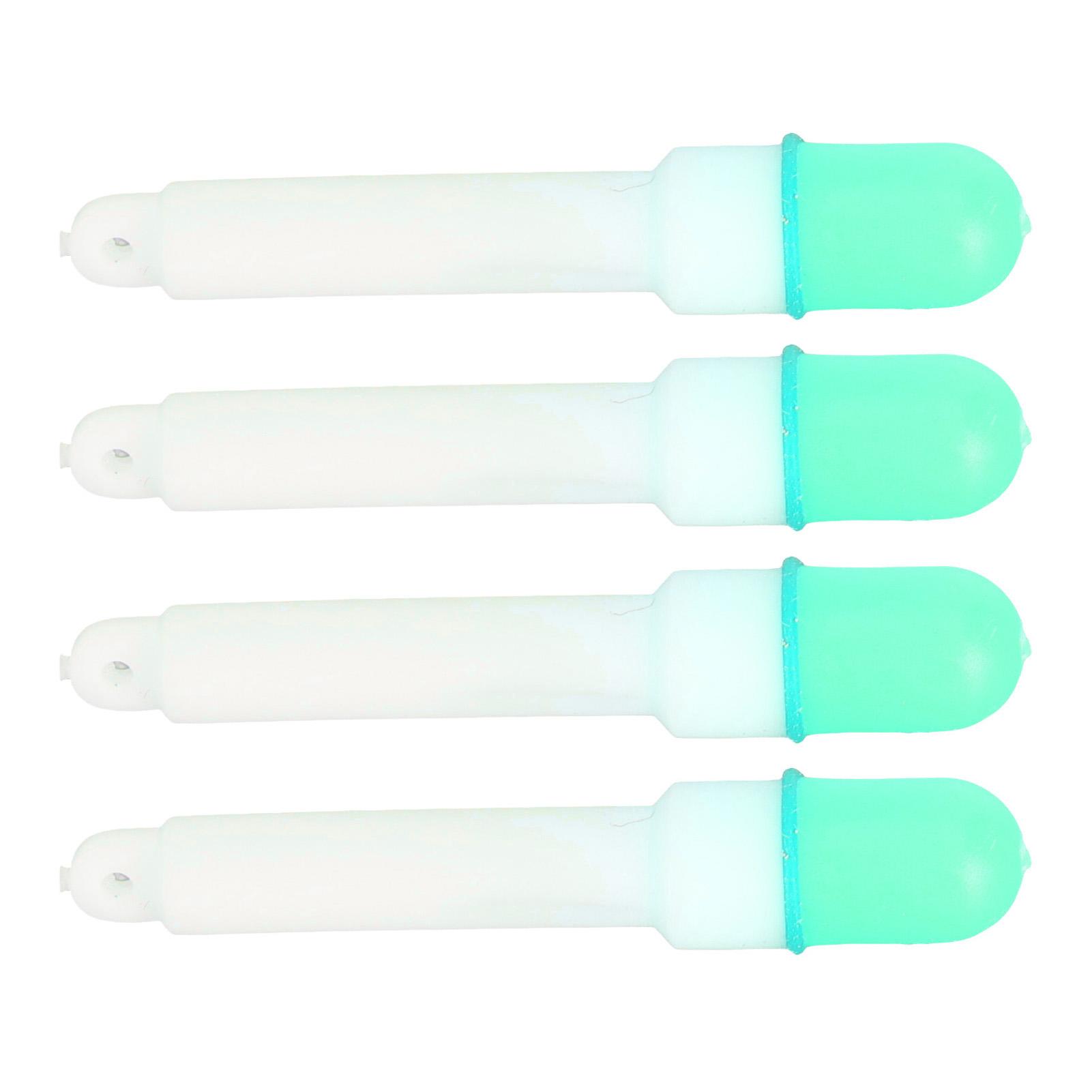 

4 шт. Светящиеся палочки для рыбалки Высокая видимость Ночная рыбалка Светлячок для кончика поплавка Поплавки для удочки Светодиодная подсветка