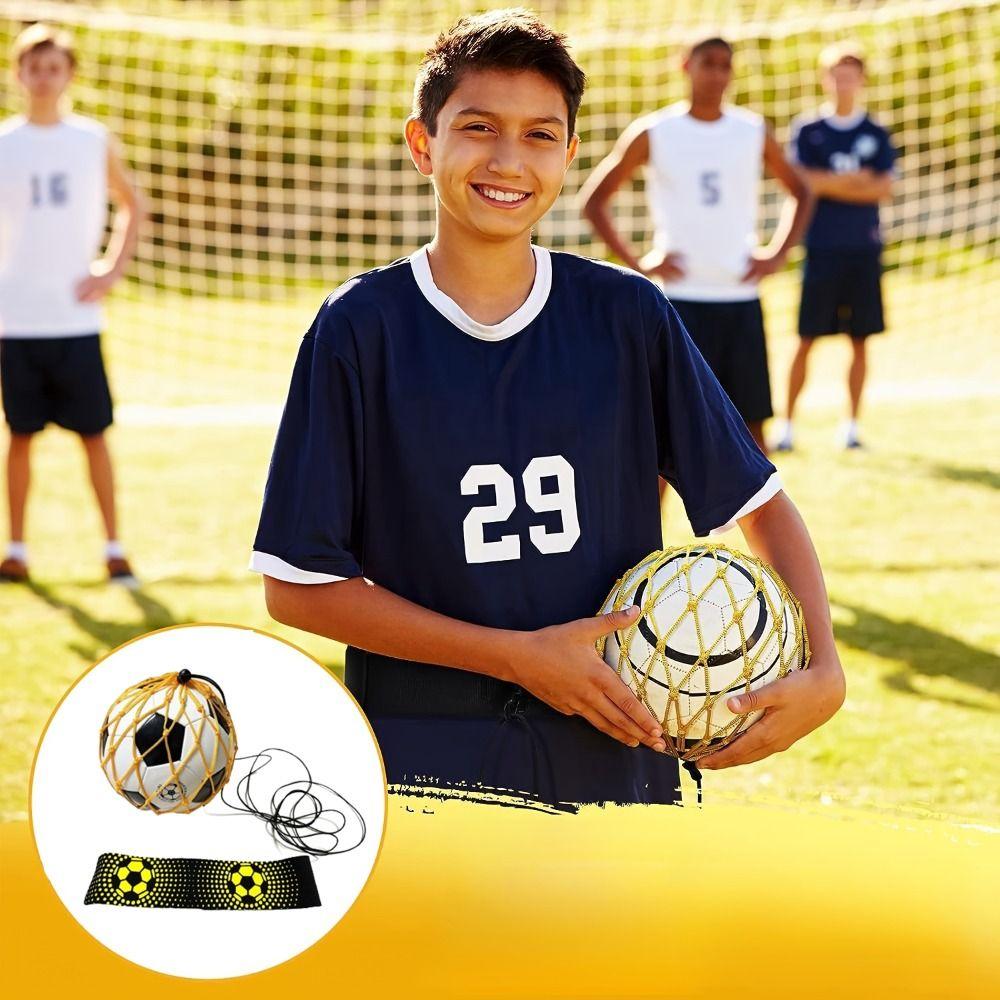Kicking Ball Control Trainer Elastic Belt Football Training Equipment  Kids Adults