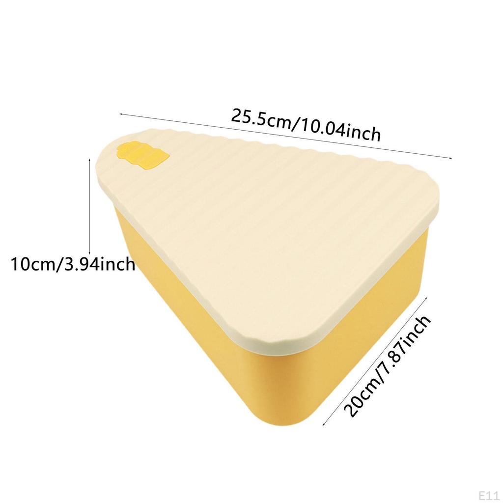 Food Grade Silicone Pizza Storage Box Lunch Sturdy Multipurpose Easy Cleaning for Home & Travel