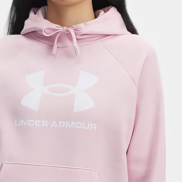 Under Armour Rival Fleece Big Logo Fashion Comfortable Trendy Simple Hoodie Women Hoodies 1379501-647