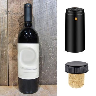 100Pcs Wine Bottle Cork Convenient Heat Shrink Wine Bottle Stoppers Protective Wine Cork for Home Kitchen Bar
