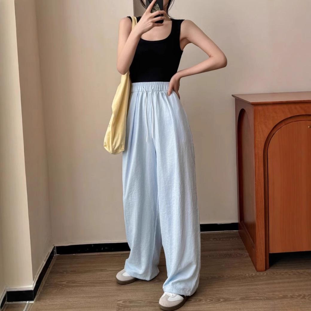 

Yamamoto Women s High-Waist Wide-Leg Pants - Spring & Autumn Casual Drape Style XL