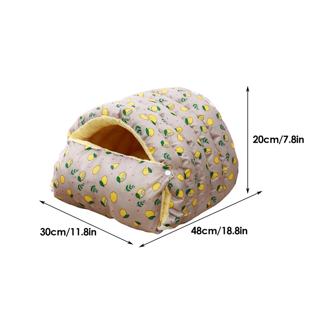 Winter Warm Pet Sleeping Bed Semi-Enclosed Cat House Cat Bedding Nest Kennel Pet Supplies for Small Dog Cats Kitten