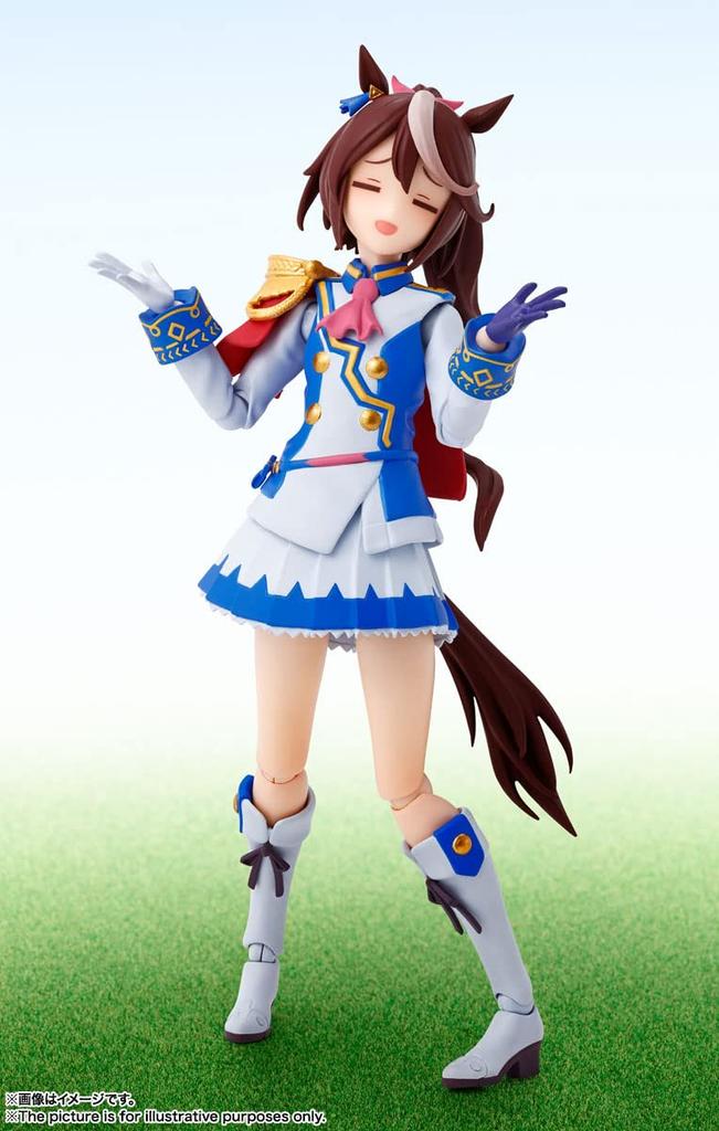 TAMASHII NATIONS Uma Musume Pretty Derby Tokai Teio 125mm Painted Movable Figure S.H.Figuarts Approx. ABS&PVC