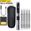 FNIRSI HS-02 100W Smart Electric Soldering Iron: Portable Constant Temperature Soldering Station for Household Repair and Welding