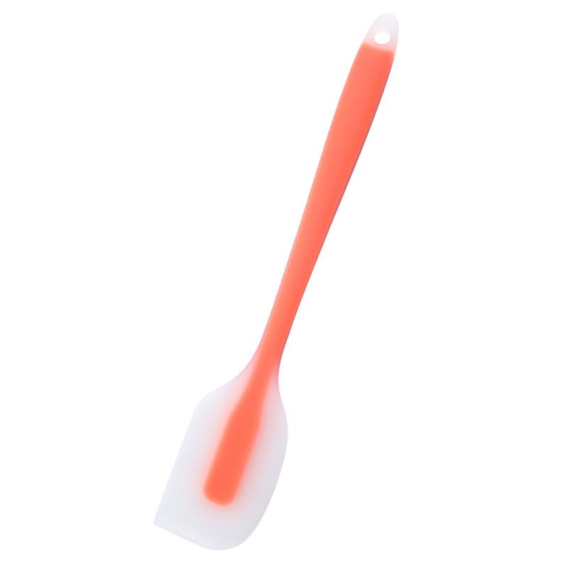 2 Size Flexible Silicone Scraper Heat Resistant Non-stick Translucent Cream Mixing Spatula Kitchen Must-have Gadget