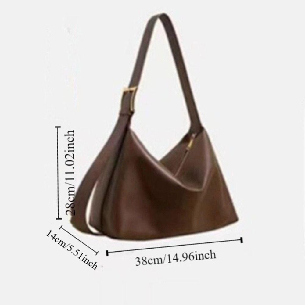 Solid Color PU Shoulder Bag Large Capacity Sports Crossbody Bag Fitness Training Bag Men