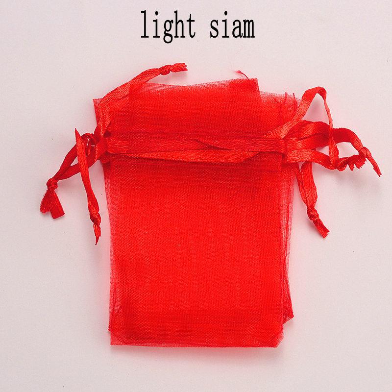 Wholesale 16 color 100pcs/lot 9*12cm organza Christmas wedding gift bags candy bag jewelry packing drawable organza bags&pouch