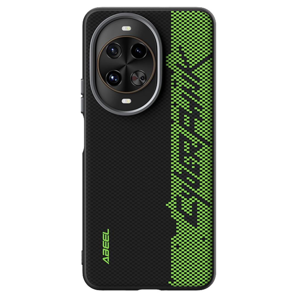 ABEEL Für Huawei nova 14 Pro 5G Magnetische Hülle Mikroprägung 6D Bedruckte PC TPU Aluminiumlegierung Leder Handyhülle