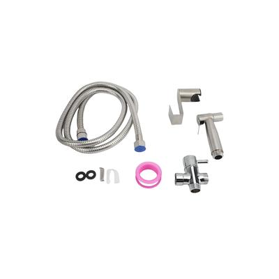 Handheld Bidet Sprayer for Toilet Stainless Steel Bidet Hand Shower with 1 2 Water Valve 1.5m Shower Hose Holder