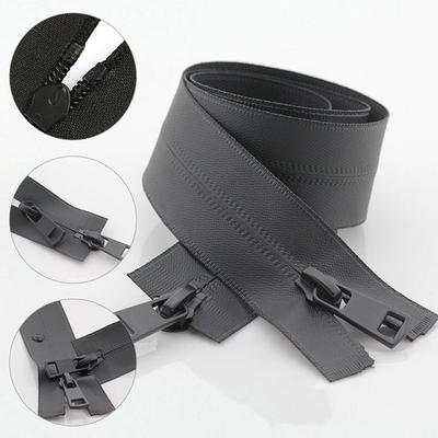 Nylon Sewing Zips Waterproof Double Slider Zip Zippers DIY Sewing Invisible Zipper