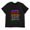 Colorful Loves T-Shirt Shirts Graphic Summer 2025 Aesthetic Clothing Quick-drying Fitted T Shirts for Men