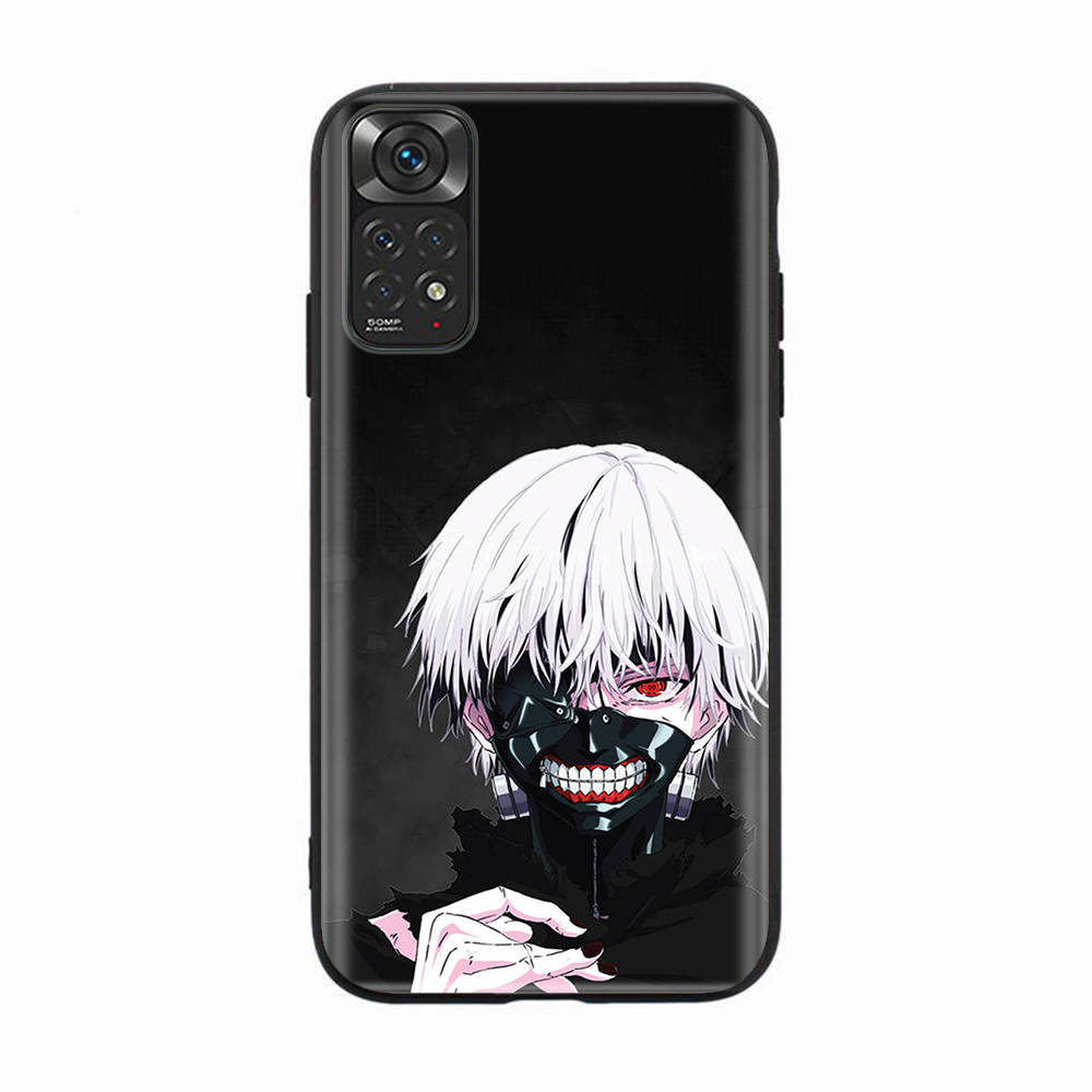 

Чехол D-56 Tokyo Ghoul Anime Black Sofe для iPhone 16 15 Plus 14 13 Mini 12 11 Pro 8 6 6S SE 5 XR XS Max Realme C30 C33 C32 9I VIVO V29 V27 V23 Y36 iPhone 16 ирис