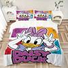 3pcs Daisy Duck Printed Quilt Set Soft and Comfortable Quilt Cover for Bedroom, Guest Room Q014