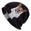 Funny Jack Russell Terrier Meme Beanies Caps Unisex Winter Warm Knitting Pet Dog Bonnet Hats Outdoor Ski Cap