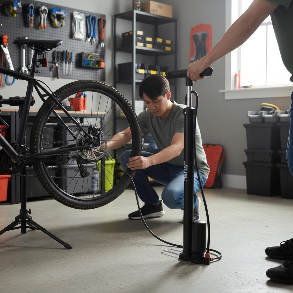 Portable High-Pressure Hand Pump For Bike Electric Vehicle Basketball Durable And Multi Functional