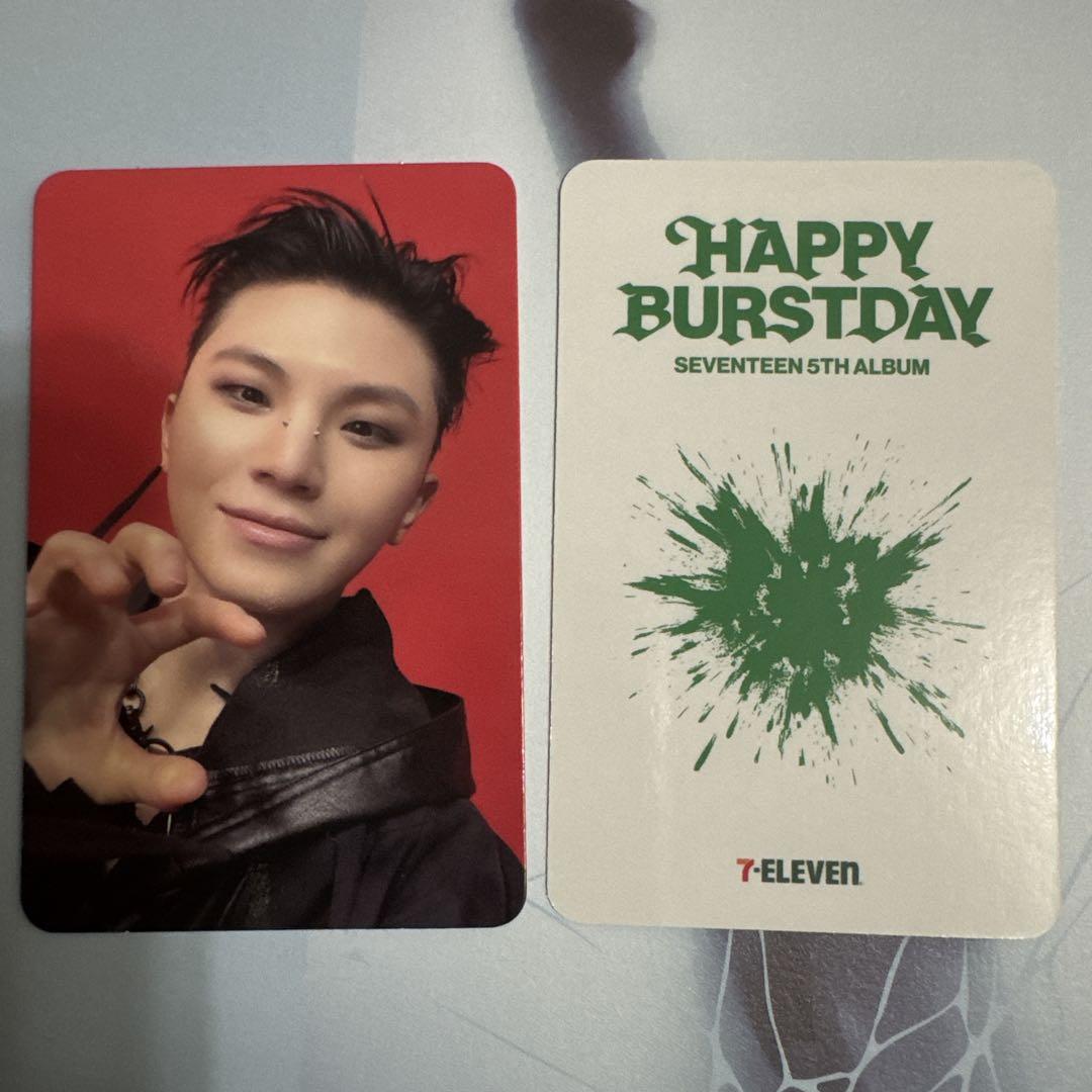 

[USED] SEVENTEEN Woozi HAPPY BURSTDAY Bonus Trading Card