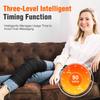 Extra-Large Heated Vibration Knee Pad Knee Massager 4 Motor Vibration Massage 3 Speed Heating 12V Direct Plug Power Supply
