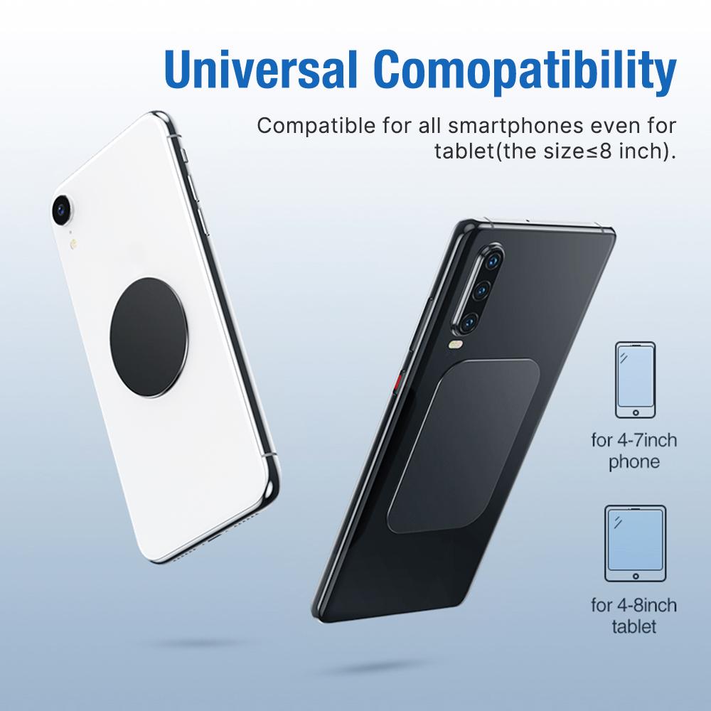 Metal Plate Disk Iron Sheet Iron Thin Slice Round Square Magnet Stand for Telecommunications Mobile Phone Car Accessories