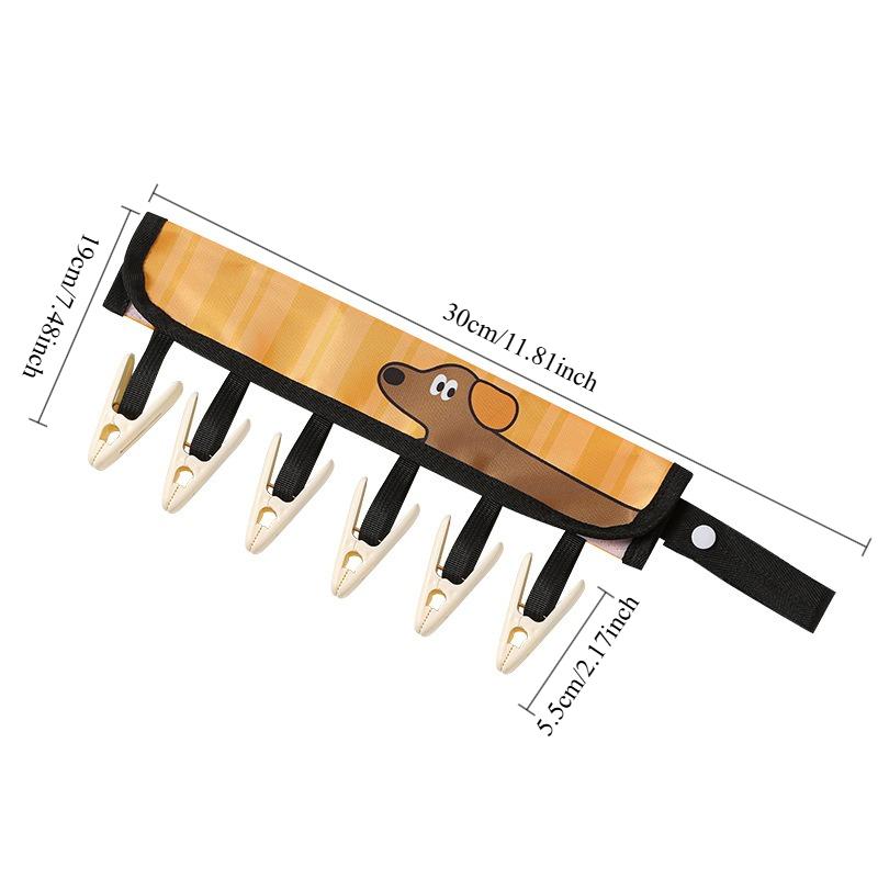 

Portable Cartoon Fabric Folding Clothes Hanger for Business Trips and Travel Hooks оранжевый