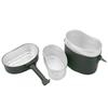 Military Mess Tin Multifunction Nonslip Durable Food Grade Aluminium 180 Celsius  Temperature Resistant