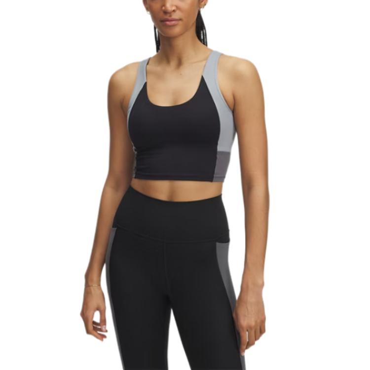 

Under Armour Meridian Colorblock Comfortable Fashion Simple Versatile Sports Bra Women underwear 6004001-002 XL