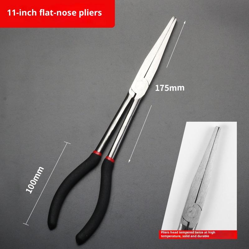 High Quality Multifunctional 1Pc Fishing Pliers Curve Straight Long Handle Carbon Steel Gripper Diy Manual Tool