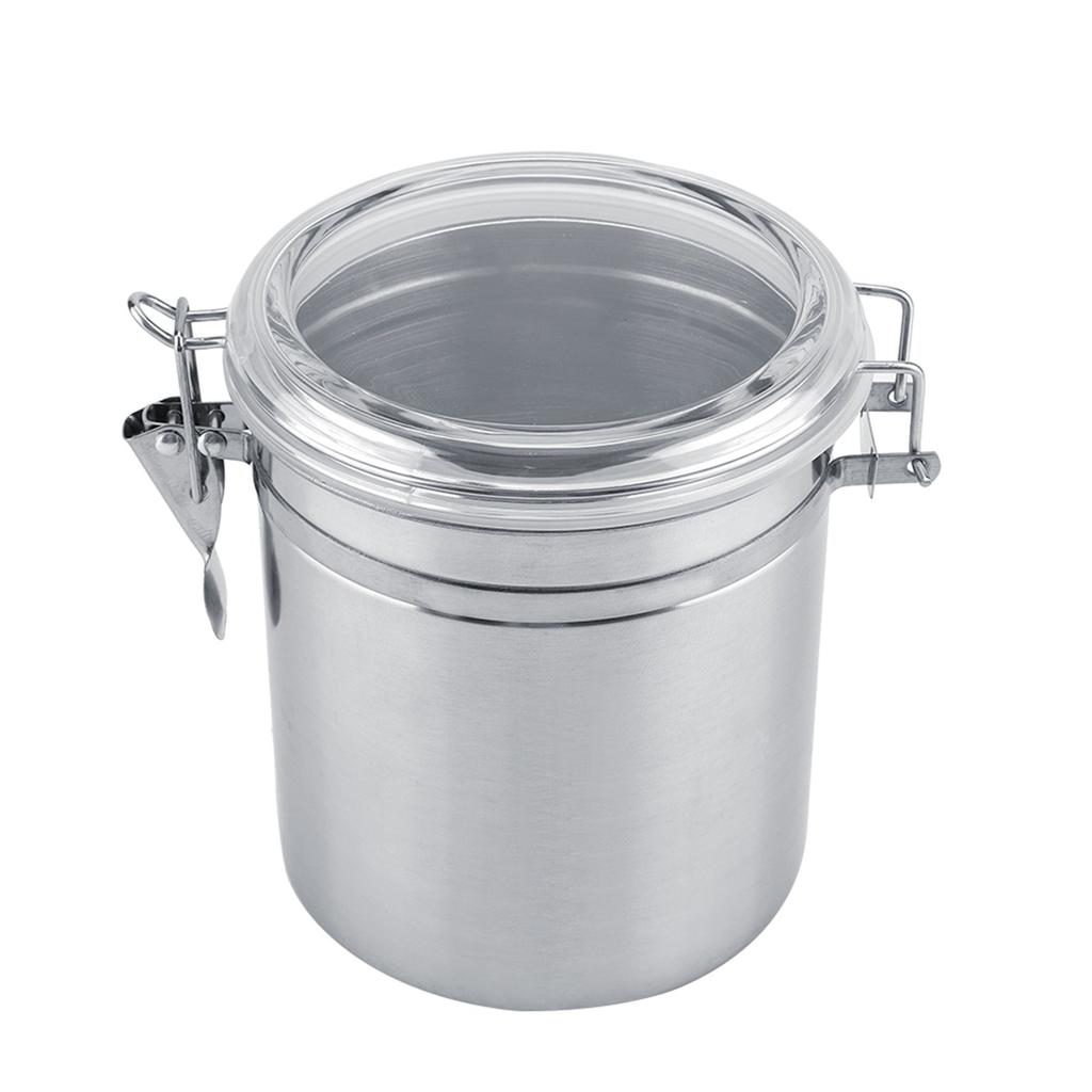 Nerezová nádoba na kávu vakuově utěsněná skladovací nádoba na zrnková cukrová zrna