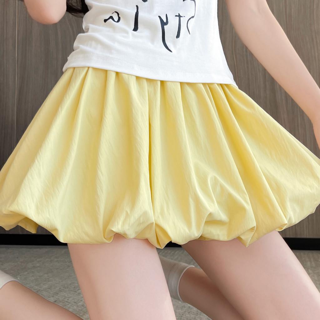 Floral Pattern Plus Size Short Skirt With Pleated Design For Summer Casual Wear
