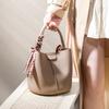Fashion Bucket Bag, Mother and Child Bag, Multi-functional, Multi-back Method Splicing, Lychee Pattern Commuting Large-capacity Women's Bag, Handbag