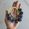 Layered Necklace Bracelet Set Colorful Beads Fruits Bracelet Beaded Clavicle Chain  Spring/Summer