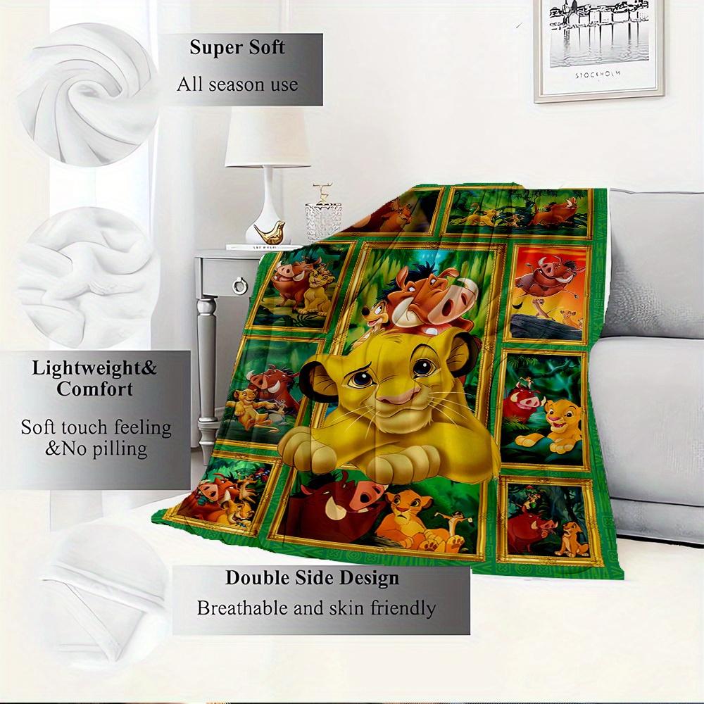 1pc velvet lion king simba pumba tinman bedding throw blanket sofa cover gift home decor room decoration
