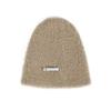 VARZAR VA Brooch Soft Angora Beanie Camel