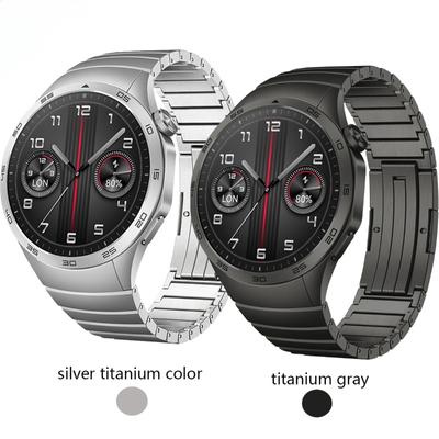 Armband Geeignet für Huawei GT4 spezielle strap eine perle bambus stahl strap schmetterling schnalle strap original gleiche edelstahl band