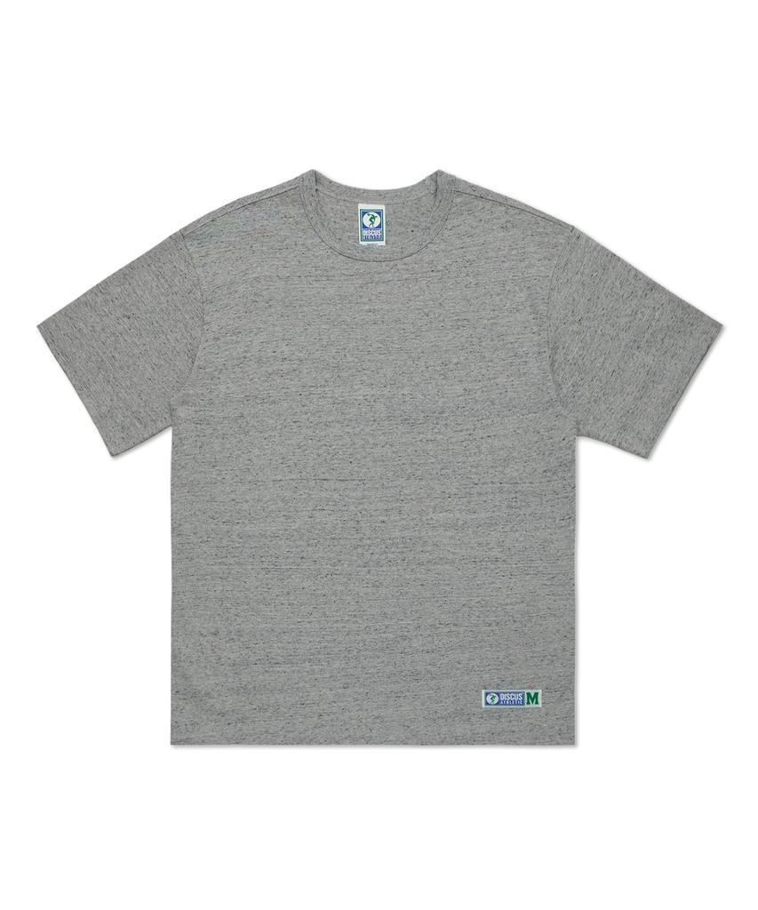 DISCUS ATHLETIC Super Heavyweight Regular Fit Blank T-Shirt Heather Grey